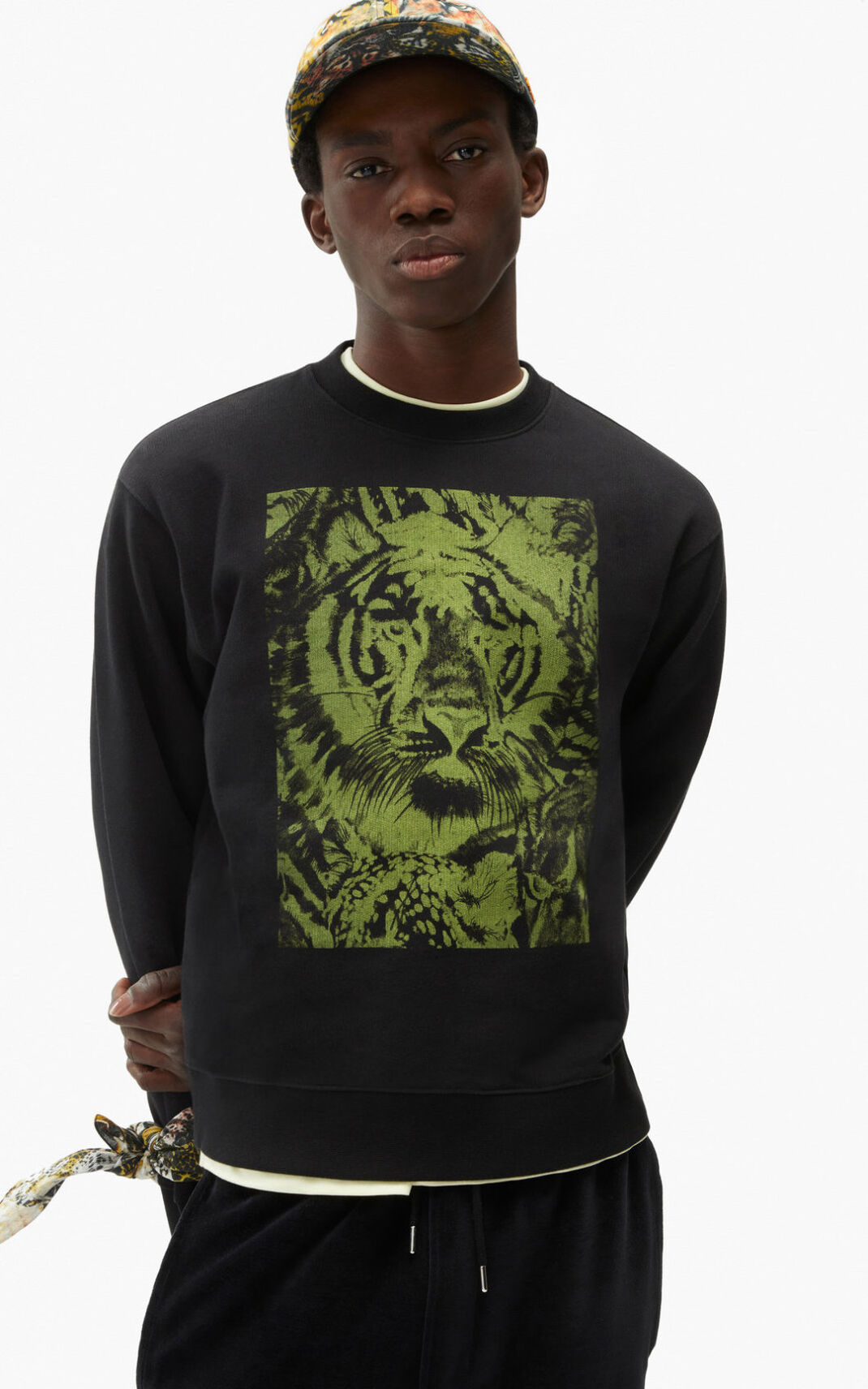 Kenzo Wildtigers Sweatshirt Herre - Sort DK-530836